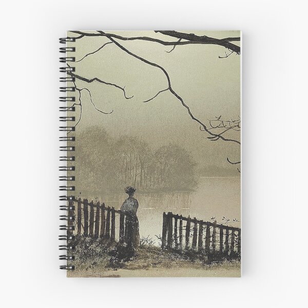 Item preview, John Atkinson Grimshaw - Lago Waterloo, Roundhay Park, Leeds designed and sold by ArtExpression.