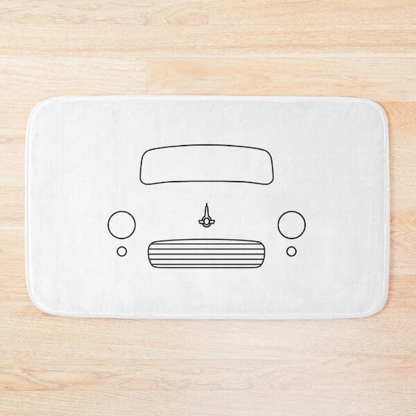 Item preview, Morris Minor classic car outline (black) designed and sold by soitwouldseem.
