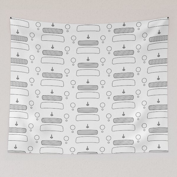 Item preview, Morris Minor classic car outline (black) designed and sold by soitwouldseem.