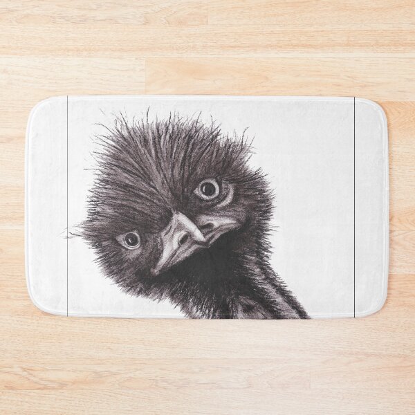Item preview, Funny Little Emu designed and sold by doodlesbydodo.