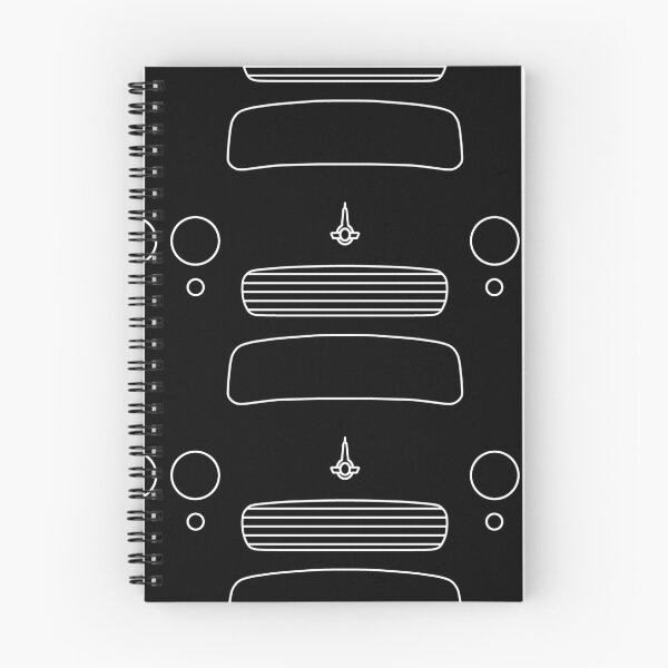 Item preview, Morris Minor classic car outline (white) designed and sold by soitwouldseem.