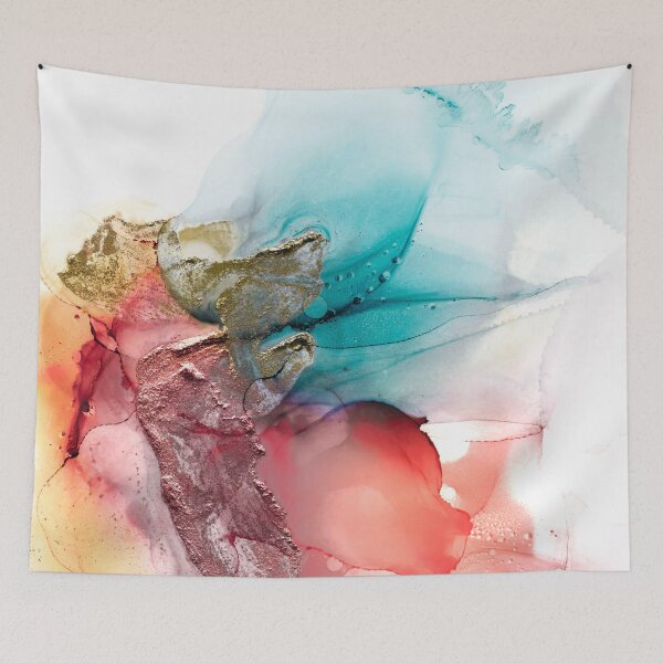 Item preview, Abstract Dragons, Alcohol Ink Painting designed and sold by PrintsProject.