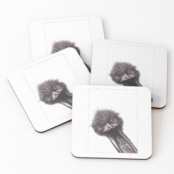 Item preview, Funny Little Emu designed and sold by doodlesbydodo.