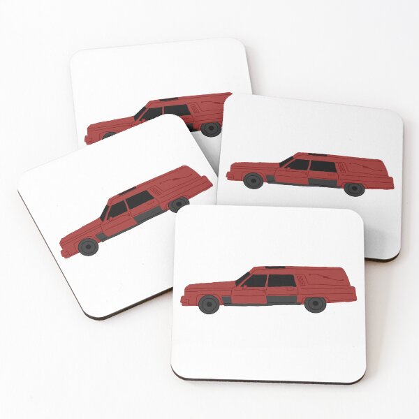 Item preview, Red hearse designed and sold by wakinguptired.