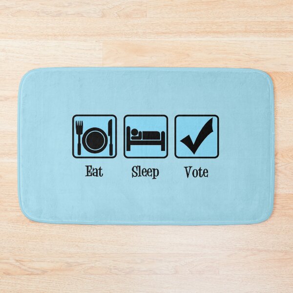 Item preview, Eat Sleep Vote Funny Poll Worker designed and sold by Epic Love Designs.