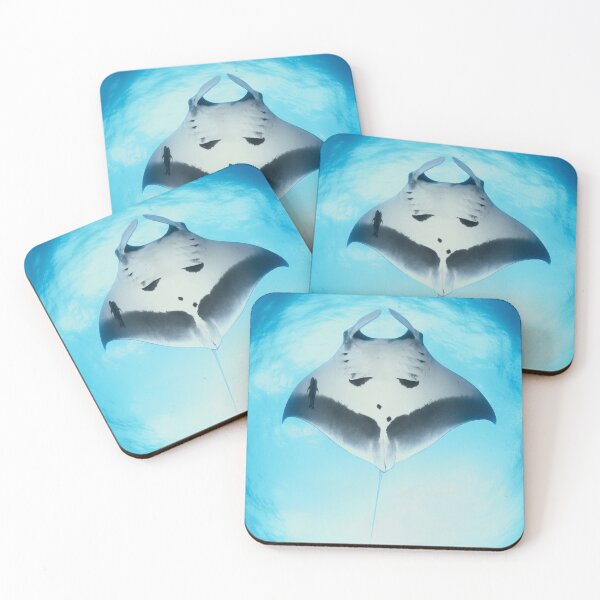 Item preview, Giant manta ray in the blue designed and sold by Natalia Pryanishnikova.