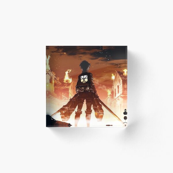 Attack On Titan 3 Acrylic Block