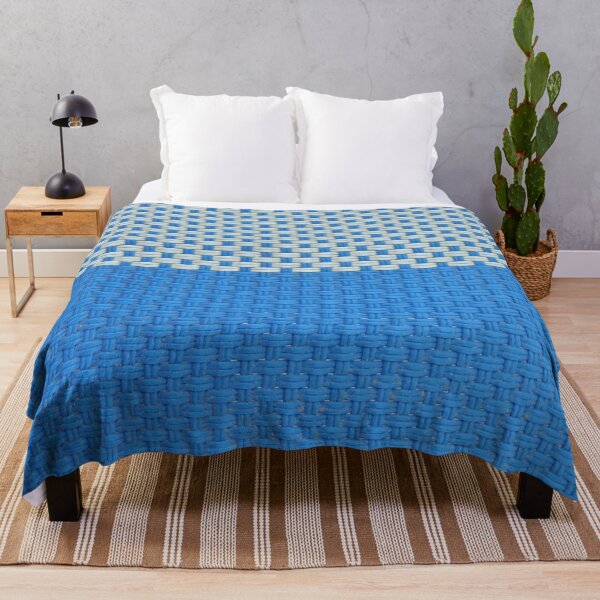 Item preview, deckchair blue and white texture sea beach design designed and sold by Kam-designs.