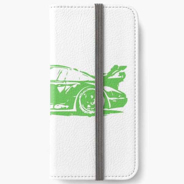 Green Porsche 911 iPhone Wallet