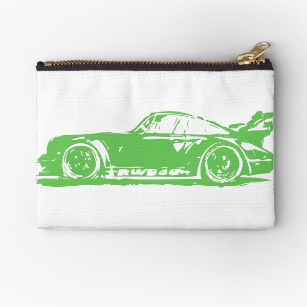 Green Porsche 911 Zipper Pouch