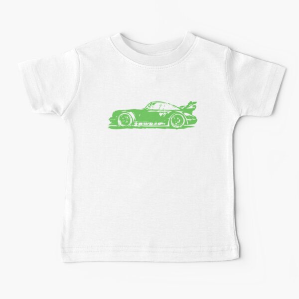Green Porsche 911 Baby T-Shirt