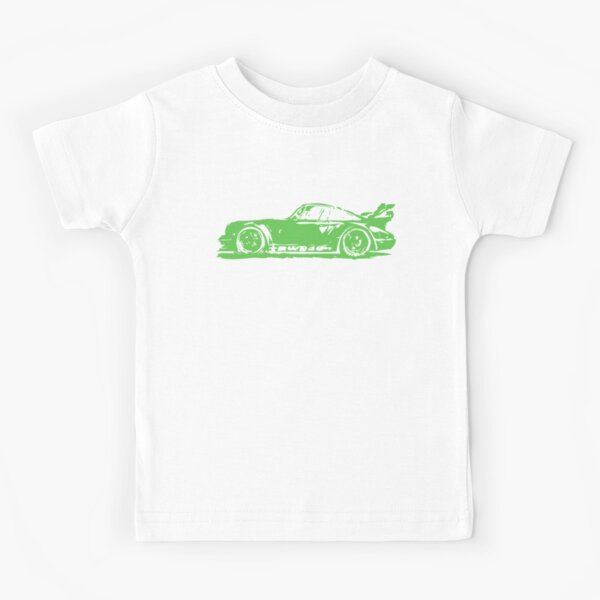 Green Porsche 911 Kids T-Shirt