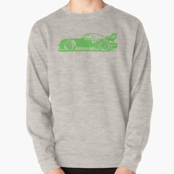 Green Porsche 911 Pullover Sweatshirt