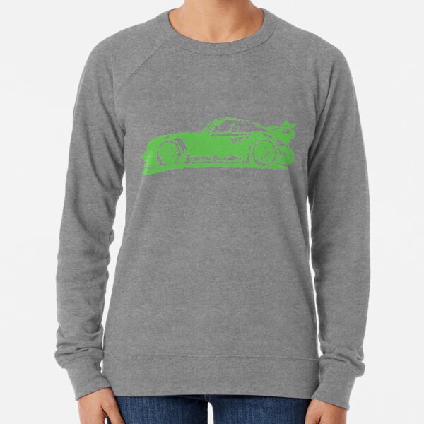 Green Porsche 911 Lightweight Sweatshirt