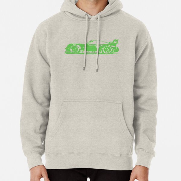 Green Porsche 911 Pullover Hoodie