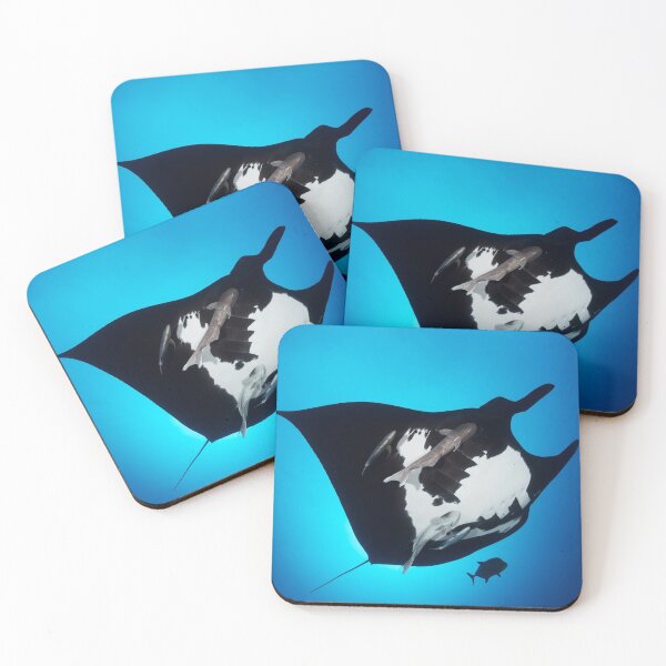 Item preview, Giant manta ray in the blue designed and sold by Natalia Pryanishnikova.