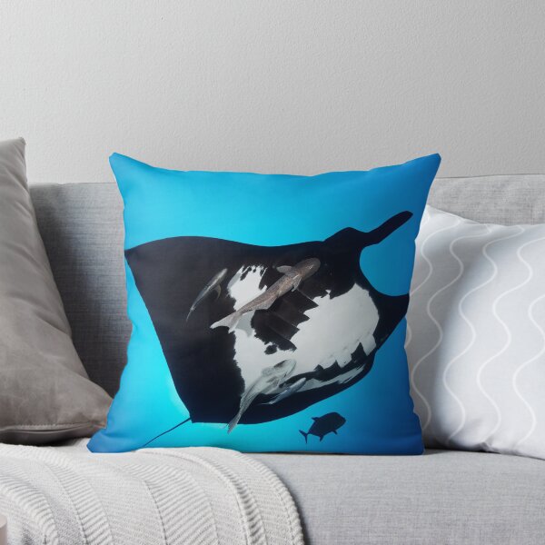 Item preview, Giant manta ray in the blue designed and sold by Natalia Pryanishnikova.