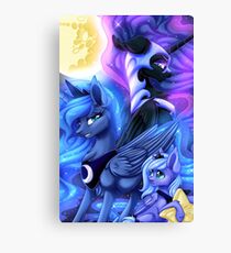 Phases of the Moon Canvas Print