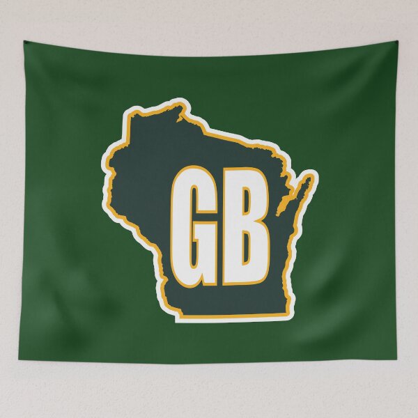 Item preview, Wisconsin Map (GB) designed and sold by bobthesportsguy.