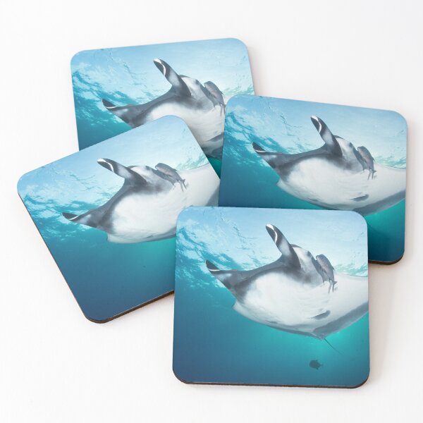 Item preview, Giant manta ray in the blue designed and sold by Natalia Pryanishnikova.