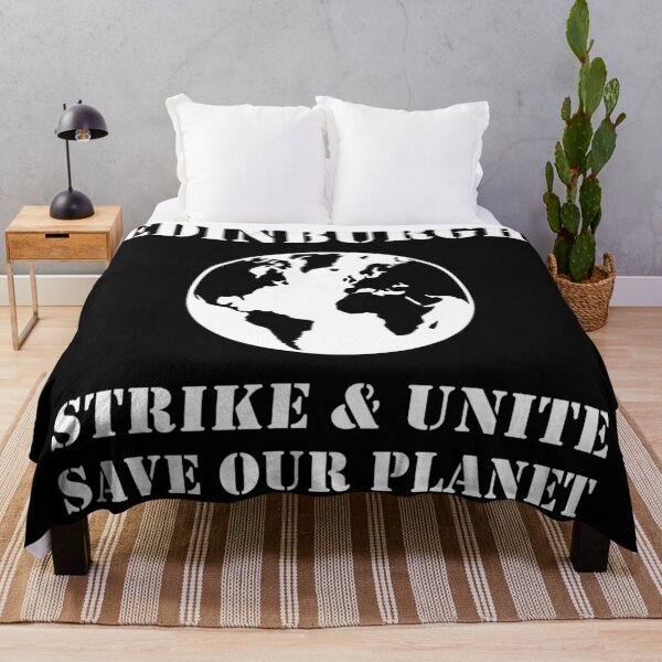 Item preview, EDINBURGH YOUNG CLIMATE STRIKERS SAVE OUR PLANET (W) designed and sold by PoshJocks.