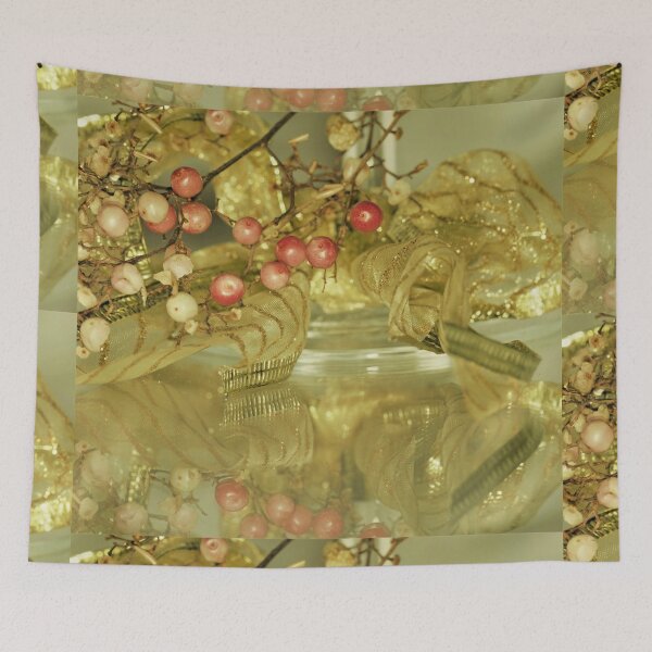 Item preview, A Ripple of Gold and Peppertree Fruit designed and sold by imaginethis.