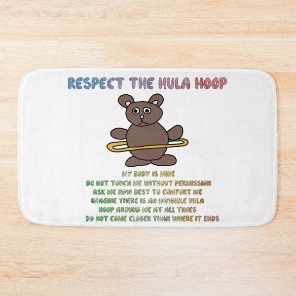 Item preview, Respect the hula hoop designed and sold by NatLeBrunDesign.