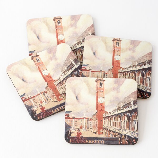 Item preview, Basilica Palladiana VICENZA ITALIA Venice Vintage Italy Travel designed and sold by retroposters.