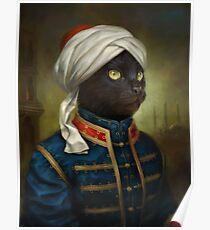 Die Hermitage Court Moor Katze Poster