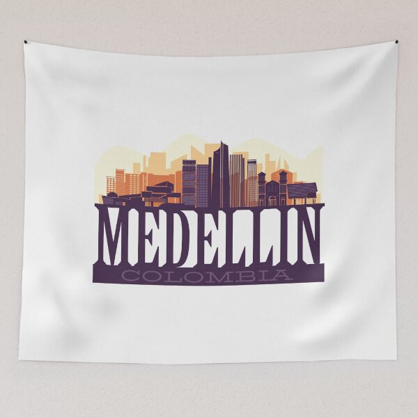Artikelvorschau, Medellin Colombia Skyline entworfen und verkauft von GoodQuality.