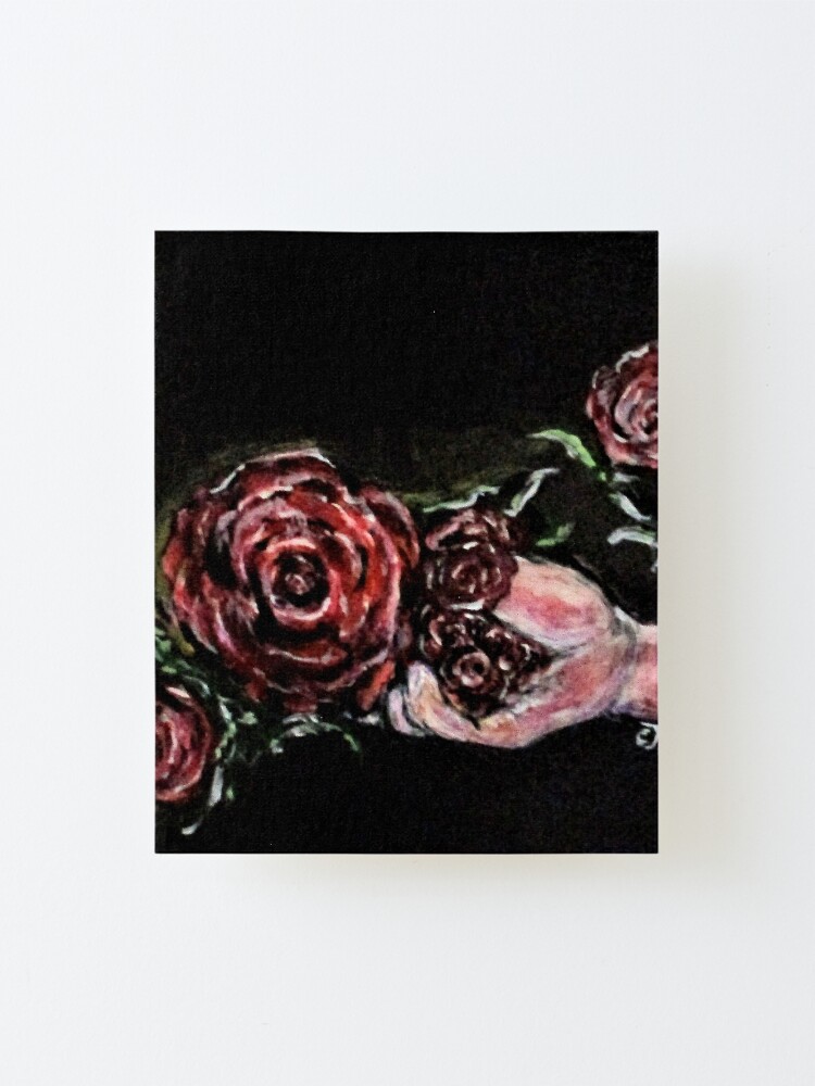 Alternate view of Rose In The Hand Mounted Print