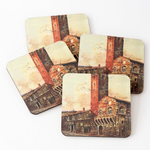 Item preview, BRESCIA ITALY Pallata Tower Monument ENIT Advertisement Vintage Italy Travel designed and sold by retroposters.