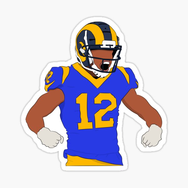 Los Angeles RAM LA RAMS Sticker NFL Football Helmet Laptop Sticker  Chromebook G