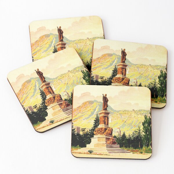 Item preview, TRENTO Monument of Dante ITALY ENIT Poster Art Vintage Italian Travel designed and sold by retroposters.