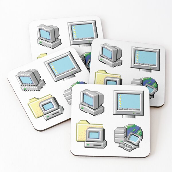 Item preview, Blue Windows 98 Desktop Icons Set designed and sold by eliza-beth-.