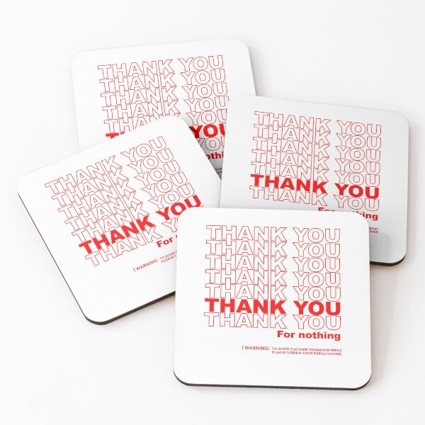 Item preview, Thank You For Nothing Grocery Bag Funny Message designed and sold by ELKaito.