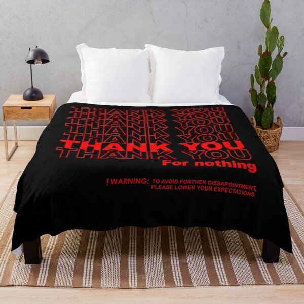 Item preview, Thank You For Nothing Grocery Bag Funny Message designed and sold by ELKaito.