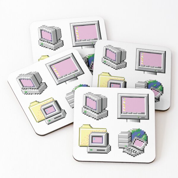 Item preview, Pink Windows 98 Desktop Icons Set designed and sold by eliza-beth-.