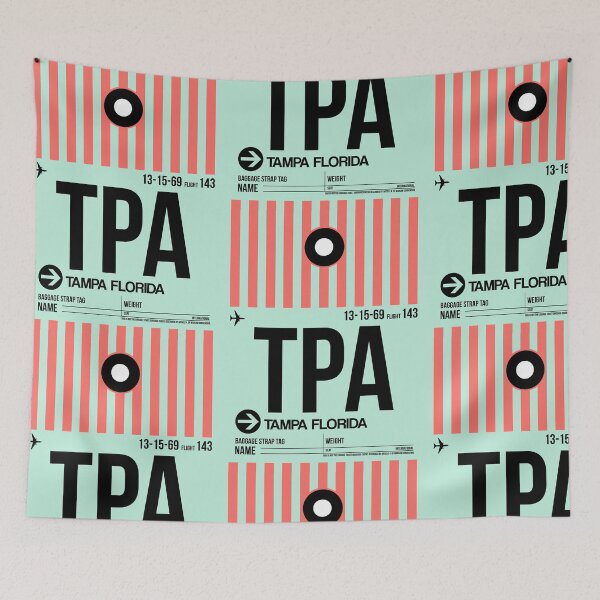 Item preview, Tampa Luggage Tag 1 designed and sold by Irina March.