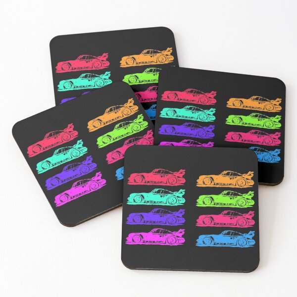 Porsche 911 Coasters (Set of 4)