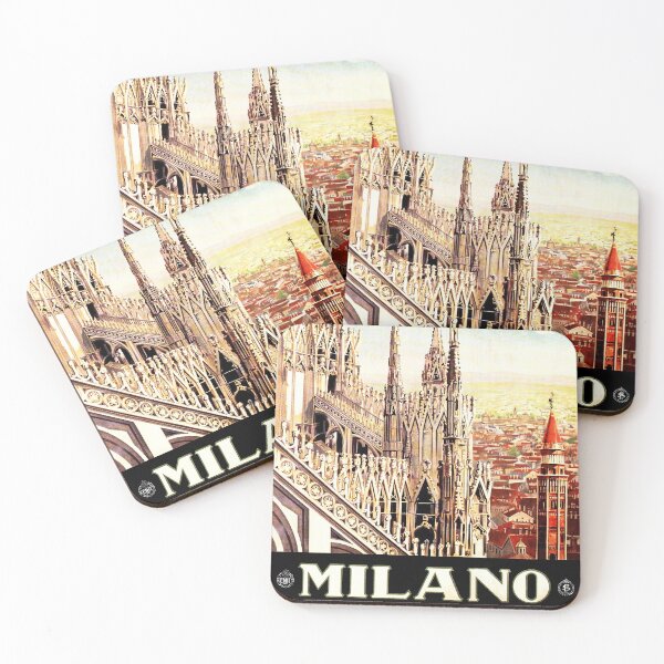 Item preview, MILANO Italian Milan Cathedral Vintage Italy Travel designed and sold by retroposters.