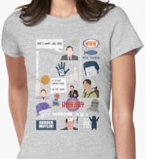Camiseta entallada para mujer La colección de oficinas de los Estados Unidos