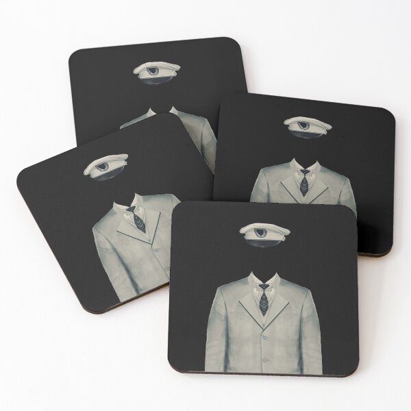 Item preview, Surreal Officer Man Portrait designed and sold by DFLC Prints.