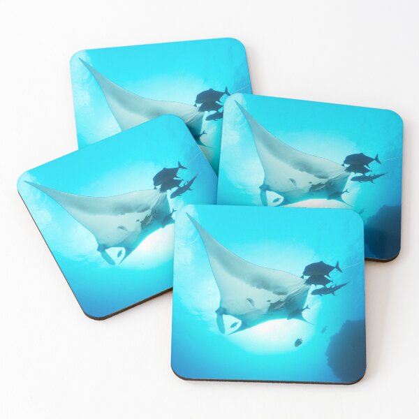 Item preview, Giant manta ray in the blue designed and sold by Natalia Pryanishnikova.