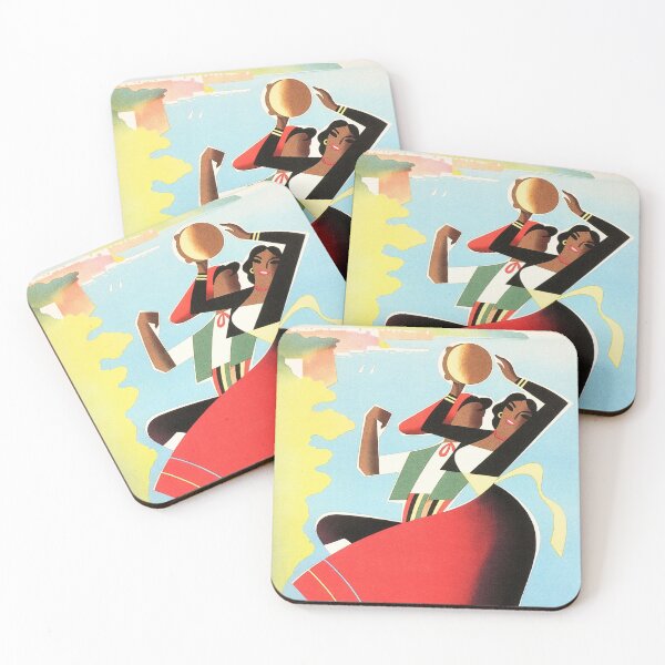 Item preview, SORRENTO Naples Italian Girls Dancing Retro Italian Travel designed and sold by retroposters.