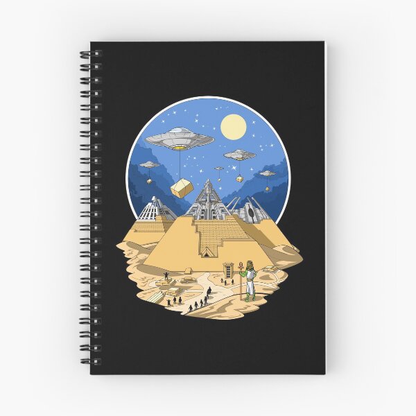 Item preview, Aliens Bulding Egyptian Pyramids designed and sold by underheaven.
