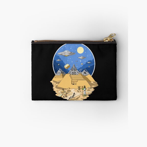 Item preview, Aliens Bulding Egyptian Pyramids designed and sold by underheaven.