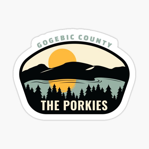 Michigan's Porcupine Mountains Sticker