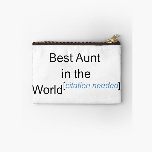 Item preview, Best Aunt in the World - Citation Needed! designed and sold by lyricalshirts.