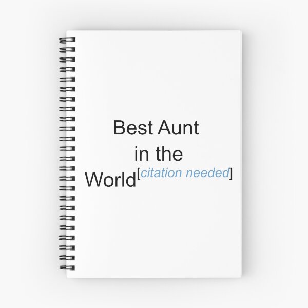 Item preview, Best Aunt in the World - Citation Needed! designed and sold by lyricalshirts.